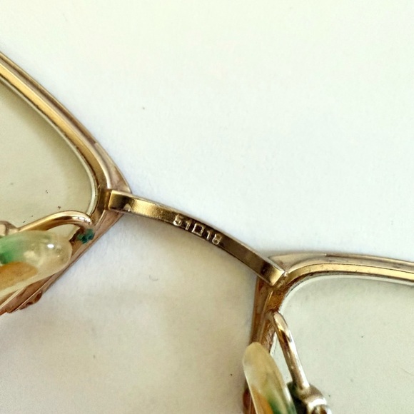 Chloe CL1209 Eyeglasses Frame Half Rimless 51-18  Brown/Gold LV44 - Picture 7 of 8